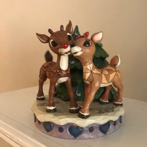 Jim Shore Christmas Rudolph And Clarice Figurine Decoration
